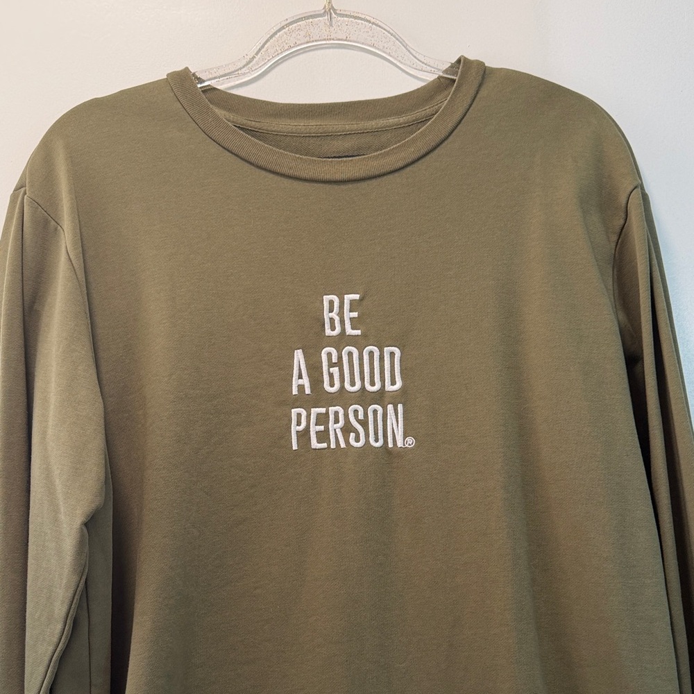 Olive Green Crewneck Sweater